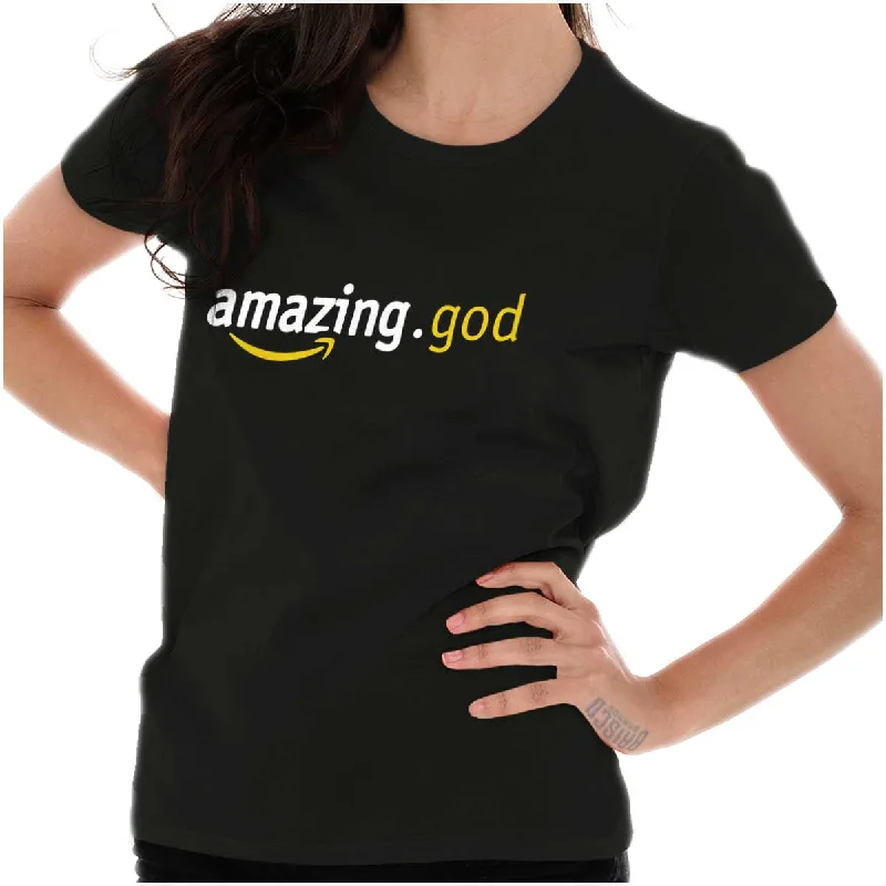 Amazing God Ladies T Shirt Trendy Men's Bucket