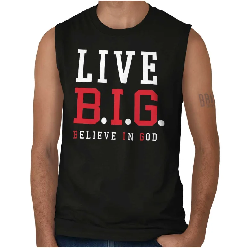 Believe in God Sleeveless T-Shirt Organic