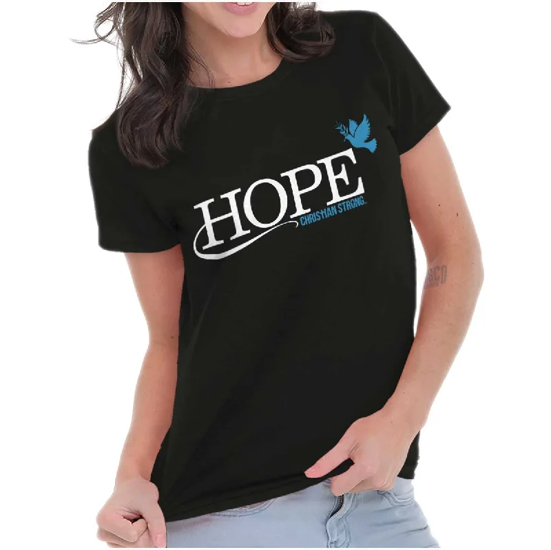 Hope Ladies T Shirt Monochromatic All