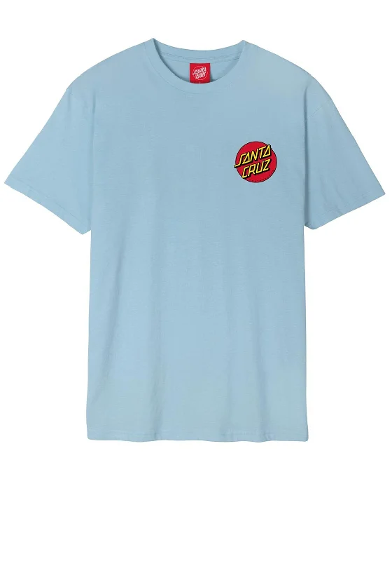 Santa Cruz Classic Dot Graphic T-Shirt, Sky Blue Confident Men's Power