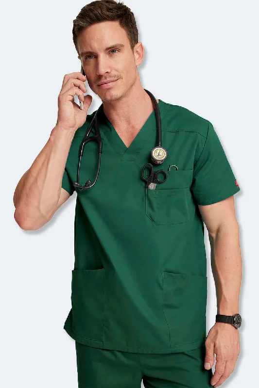 81906 Dickies EDS Signature Men's V-neck Utility Scrub Top Monochromatic All