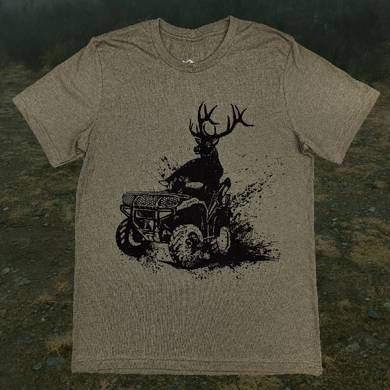 Adult Unisex Elk Rider Graphic Tee Business