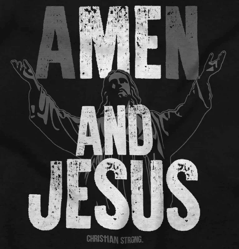 Me and Jesus Crop Top Tank Confident Men's High