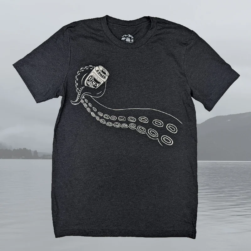 Adult Unisex Lucky Octopus Graphic Tee Tough Men's Tactical