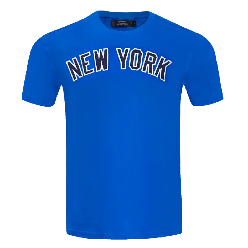 MLB NEW YORK YANKEES CLASSIC CHENILLE MEN'S   TOP (ROYAL BLUE) Relaxed Men's Beach