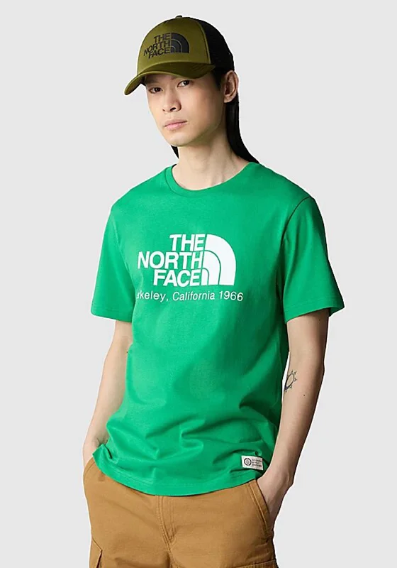 The North Face Men’s Berkeley California T-Shirt, Optic Emerald Vintage Men's 1970S Disco