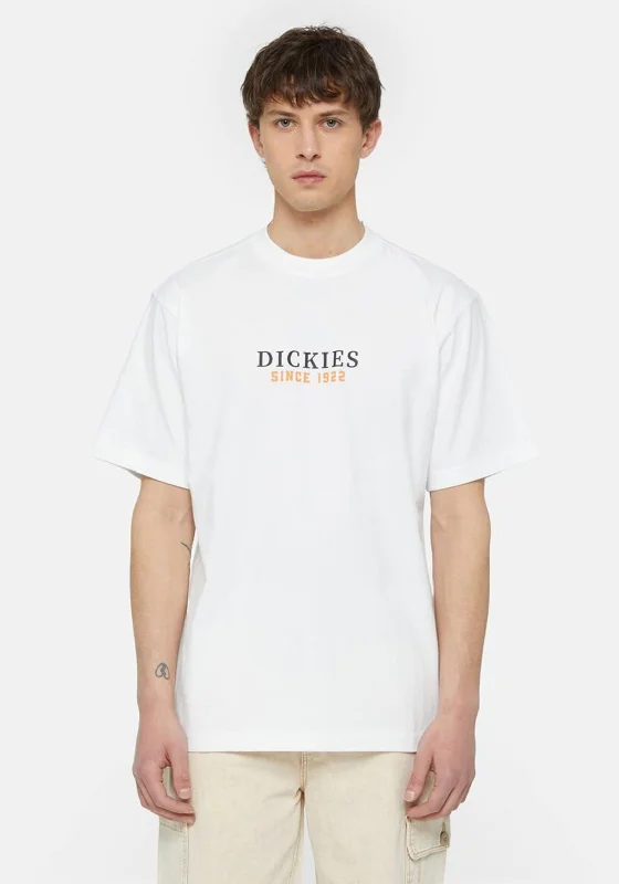 Dickies Park T-Shirt, White Stylish Men's Neon