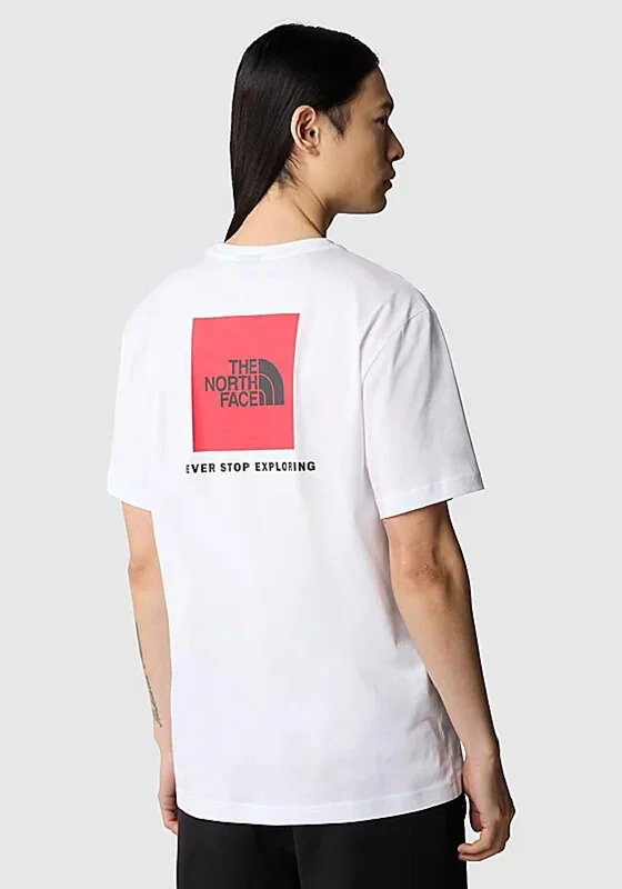 The North Face Men’s Redbox T-Shirt, White Laid