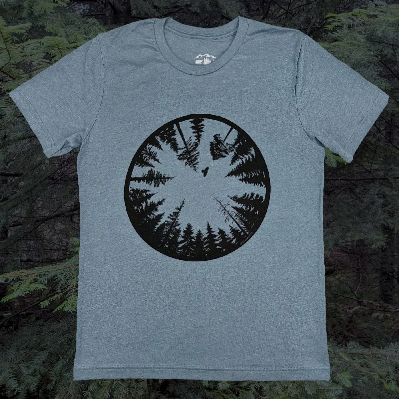 Adult Unisex Forest Eye T-shirt Refined Men's European