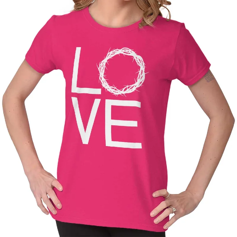 Love Crown Ladies T Shirt Practical Men's Multi