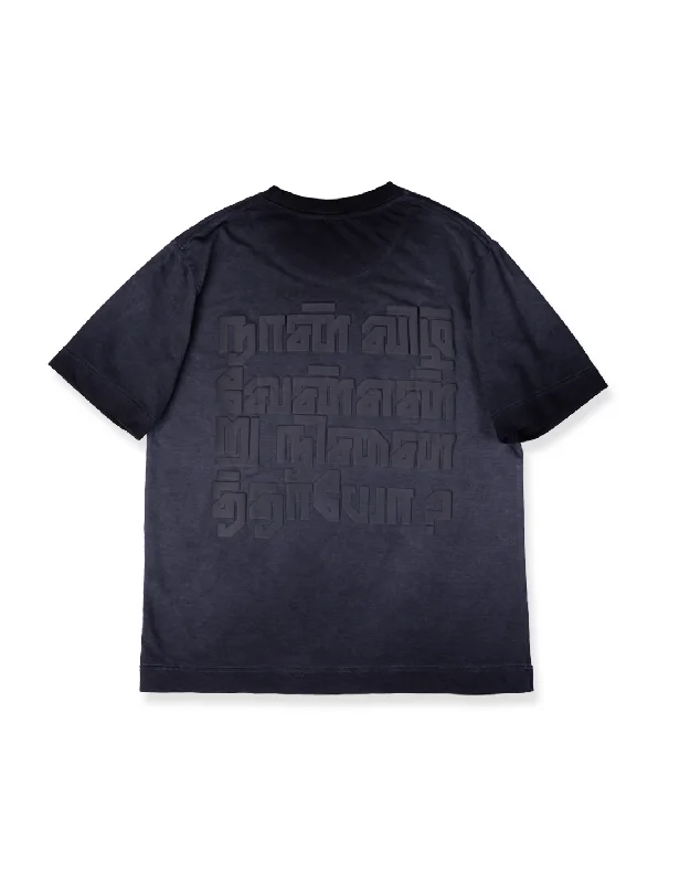 Naan Vizhven  | Oversized Tamil T-shirt | Puff Print | Grey Cool Men's Distressed