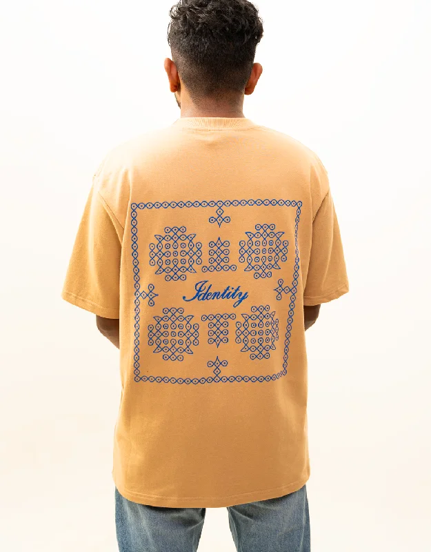 Kolam | Identity is everything | Oversized | Brown Youthful Men's Pop