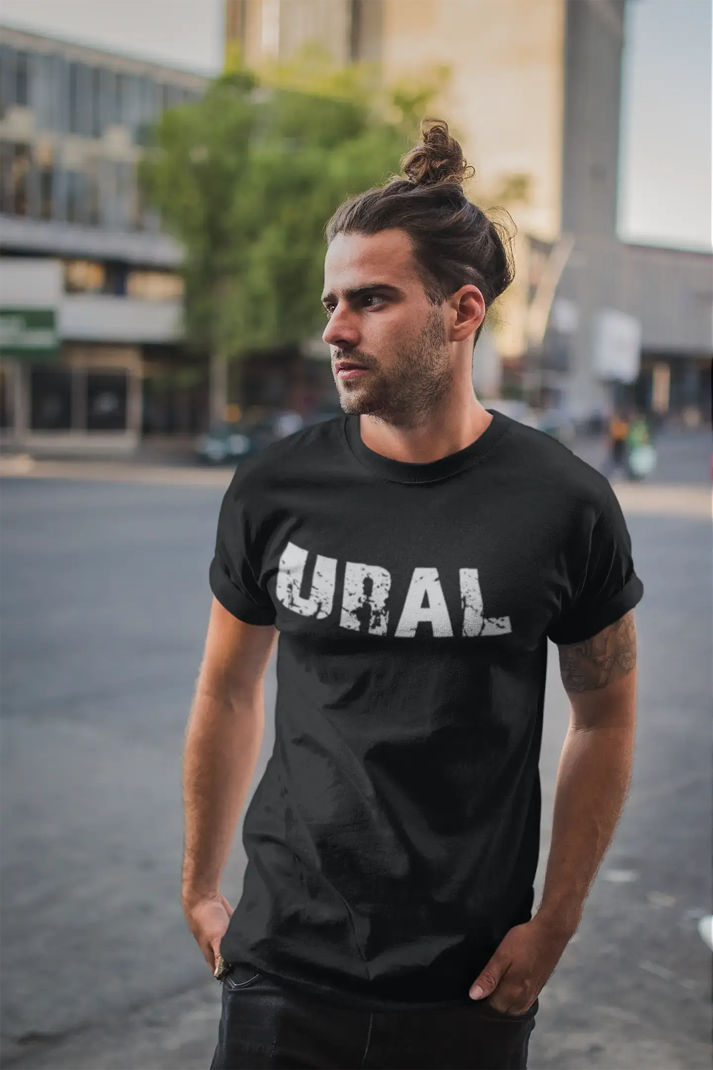 ural Men's T shirt Black Birthday Gift 00016 Streetwear Style