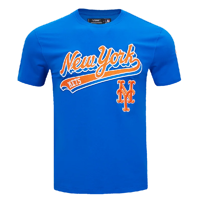 MLB NEW YORK METS SCRIPT TAIL MEN'S TOPS (ROYAL BLUE) Business