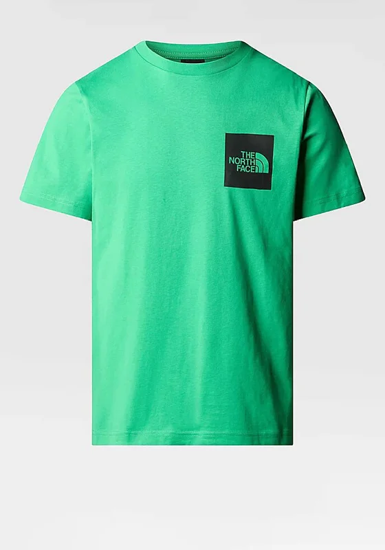 The North Face Men’s Fine T-Shirt, Optic Emerald Elegant Men's Cashmere