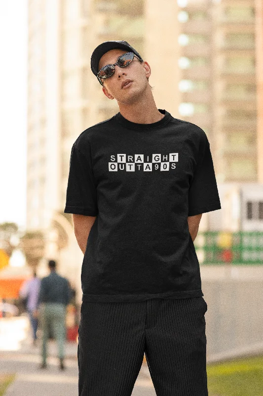 Straight Outta 90s - OVERSIZED T-SHIRTS Sophisticated Men's 