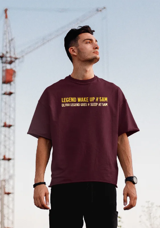 Legend Wake Up - Oversized T-shirt Dapper Men's Bow