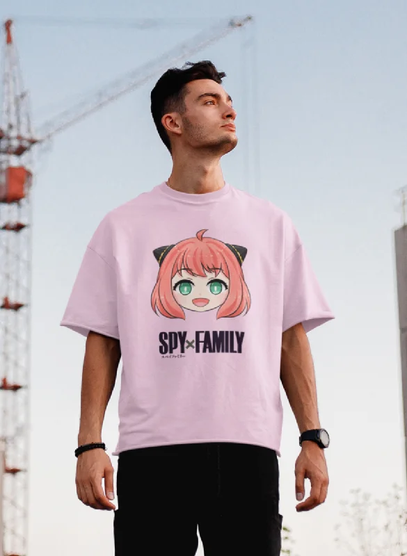 Anya: SpyxFamily- Anime Oversized T-shirts Athletic Men's High