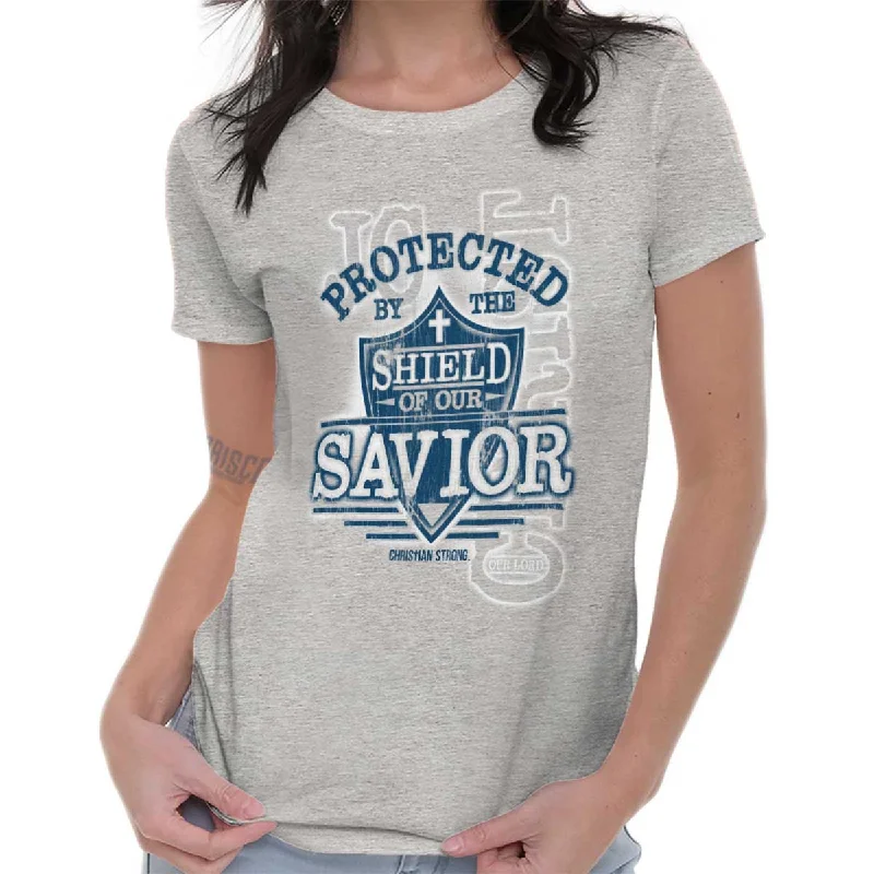 Shield of our Savior Ladies T Shirt Cclassic Men's Tweed