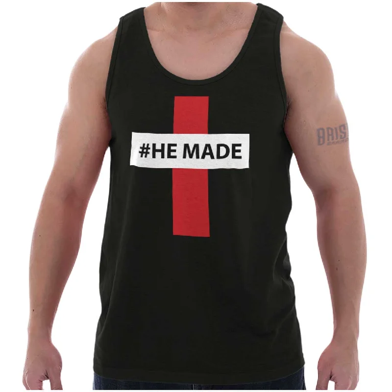 Hashtag Religious Tank Top Refined Men's Velvet