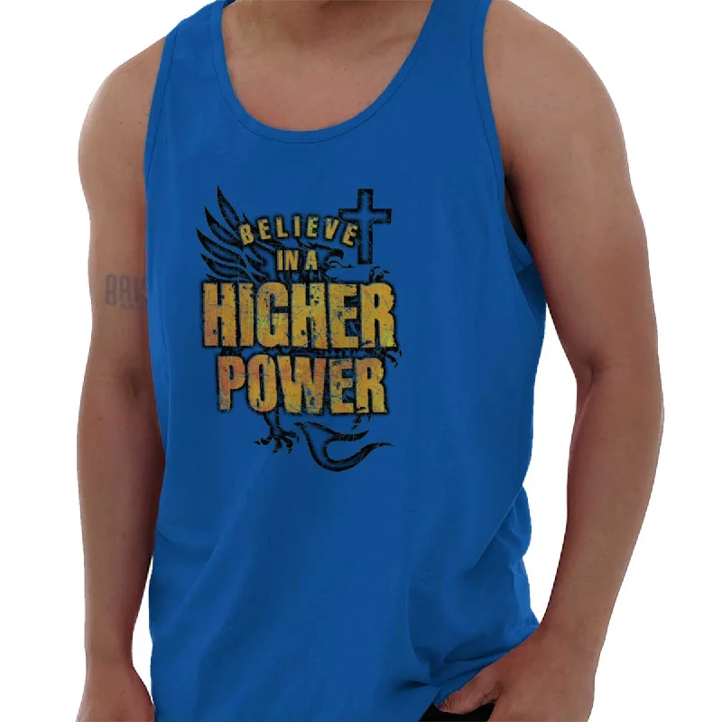 Believe In A Higher Power Tank Top Cozy Men's Sherpa